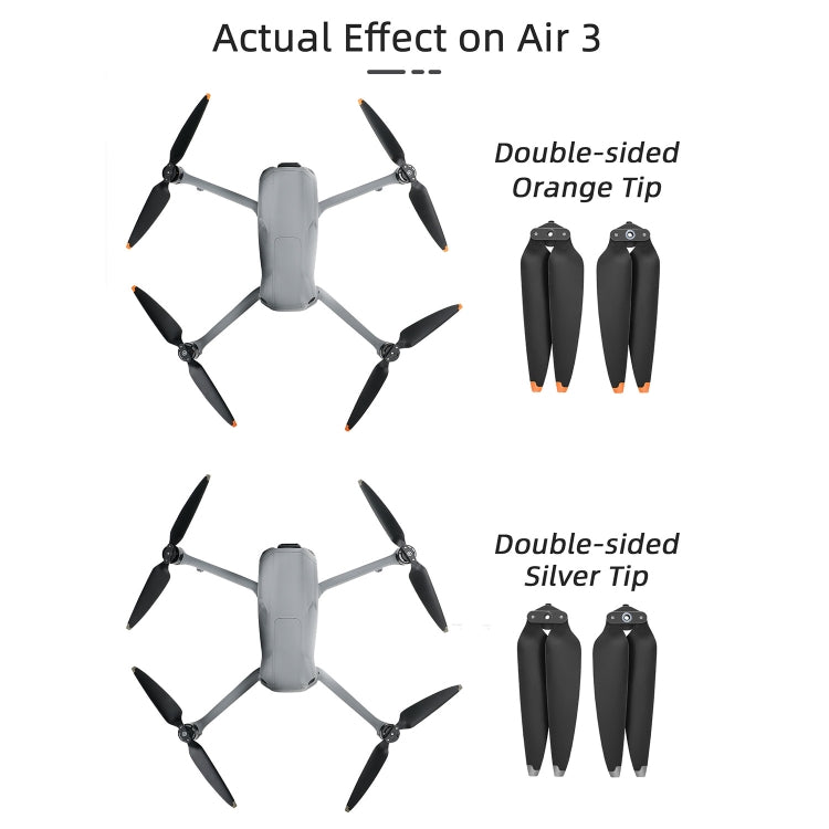 8747F Low Noise Quick-release Propellers, For DJI Air 3 1 Pair Orange Tip, For DJI Air 3 1 Pair Silver Tip, For DJI Air 3 2 Pairs Orange Tip, For DJI Air 3 2 Pairs Silverr Tip 8747F Low Noise Quick-release Propellers, For DJI Air 3 1 Pair Orange Tip, For DJI Air 3 1 Pair Silver Tip, For DJI Air 3 2 Pairs Orange Tip, For DJI Air 3 2 Pairs Silverr Tip